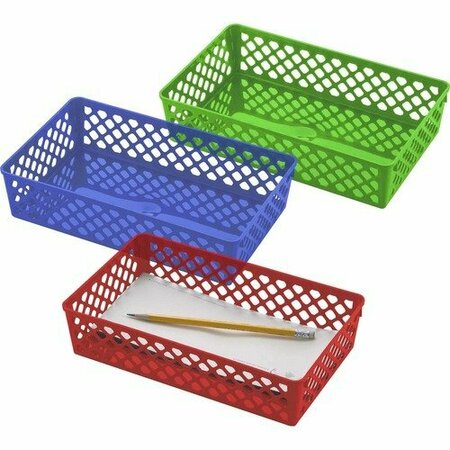 OFFICEMATE Supply Basket, Large, 10-3/5inWx6-1/10inDx3-2/5inH, AST OIC26208